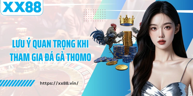 Lưu ý quan trọng khi tham gia đá gà Thomo